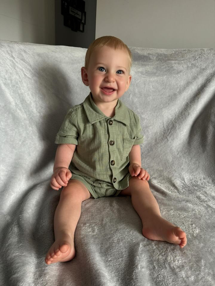 Cotton Button Up Shirt Sets