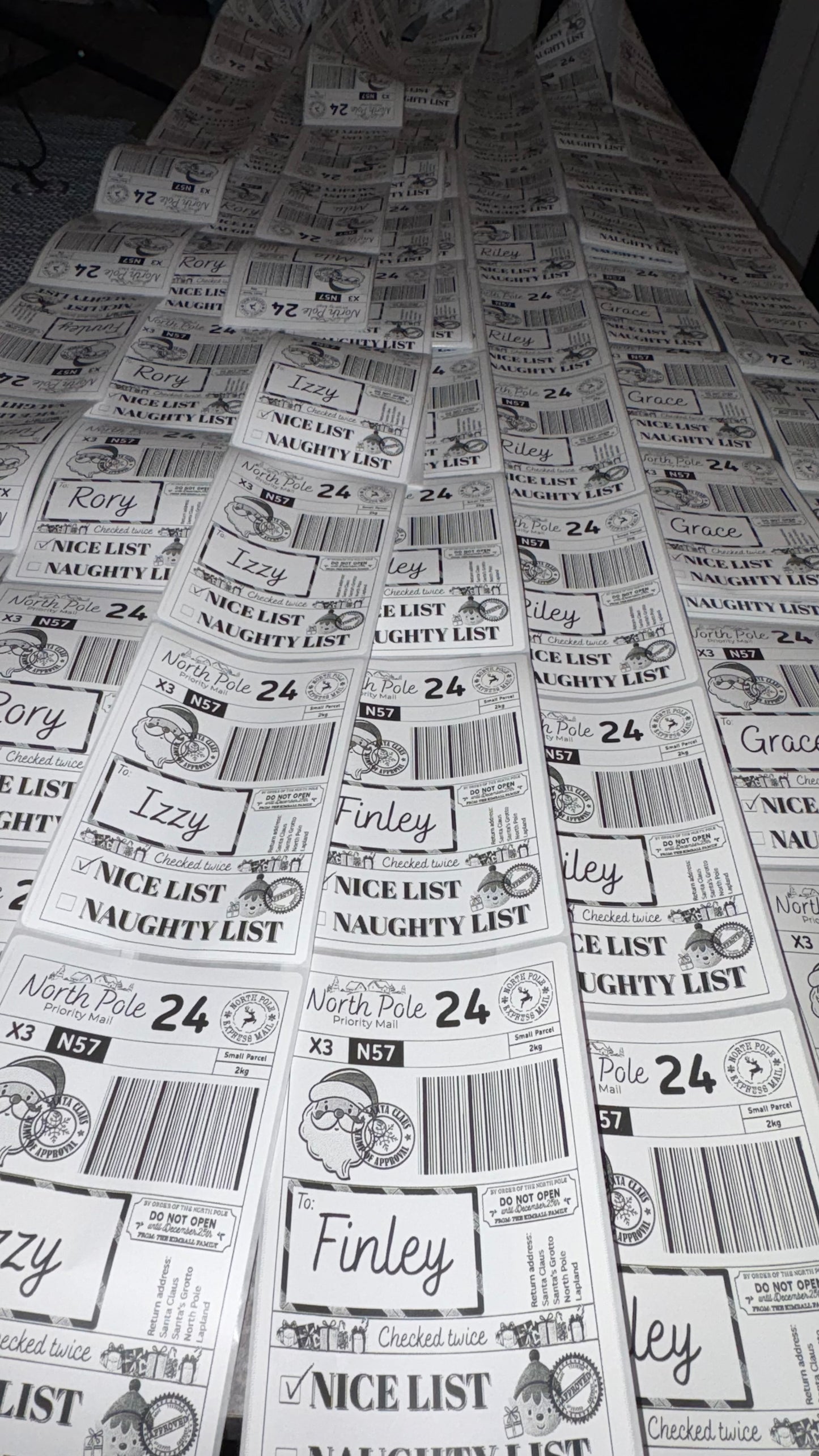 Santa’s Present Labels (Pack of 10)