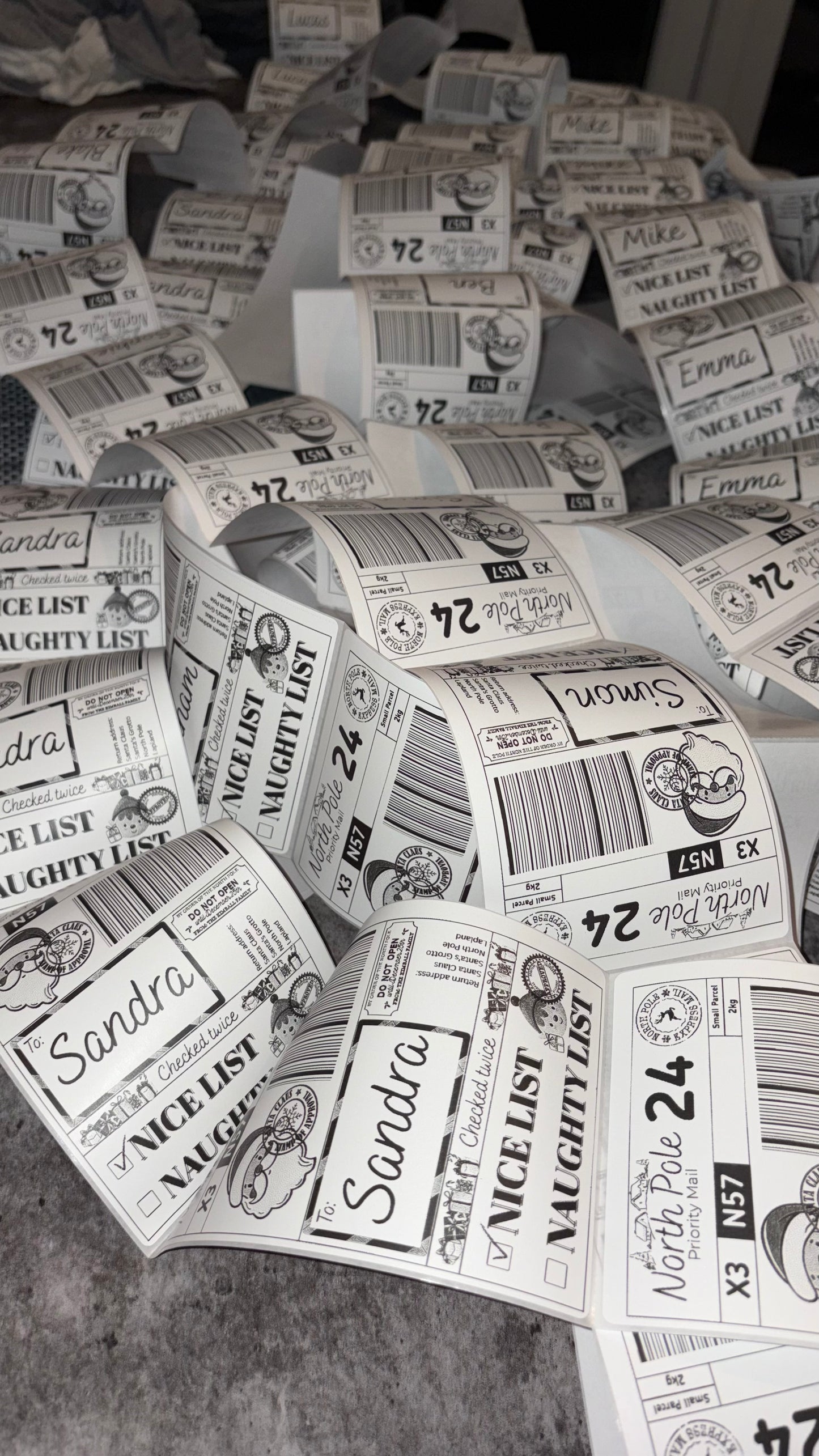 Santa’s Present Labels (Pack of 10)