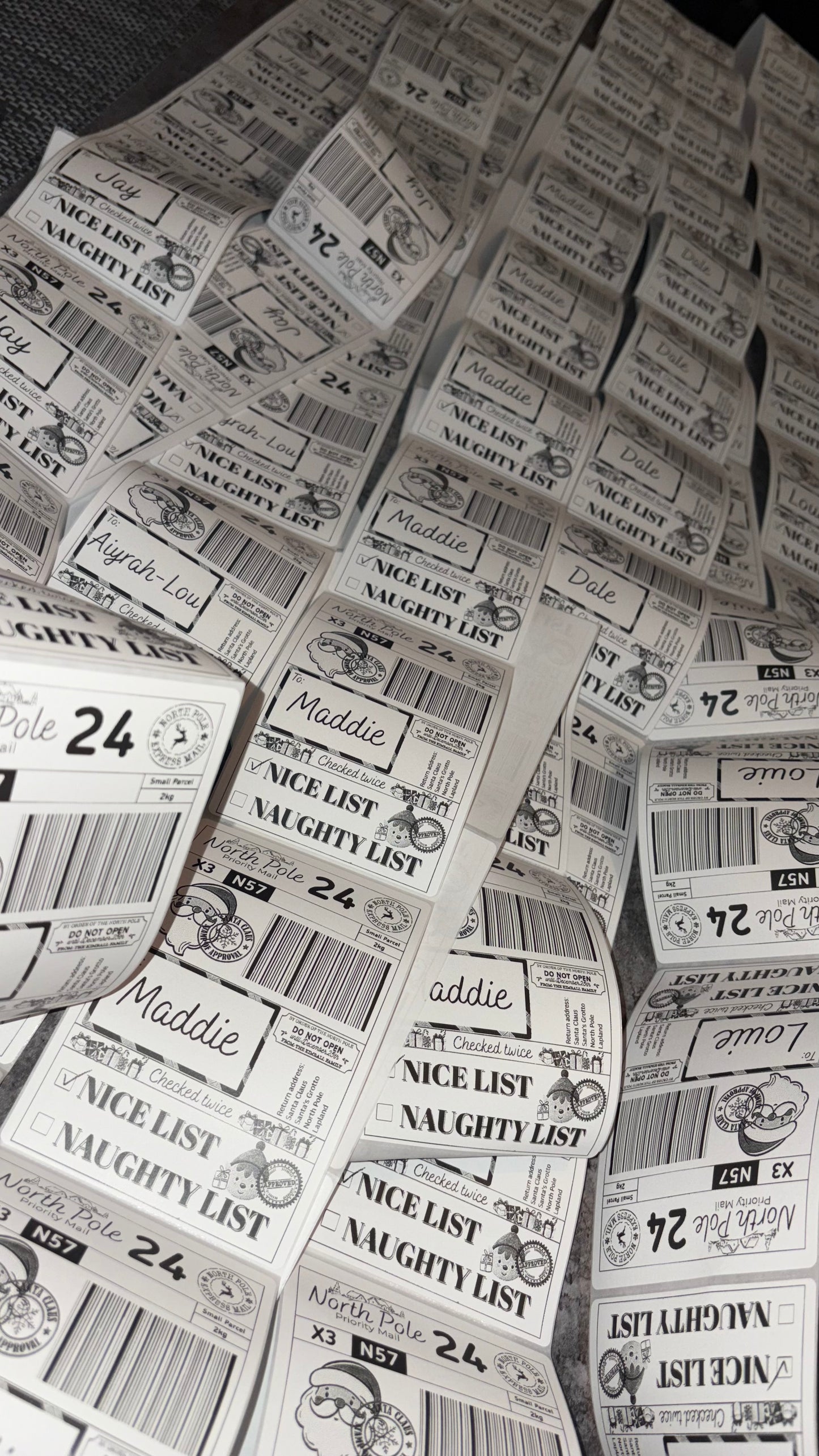 Santa’s Present Labels (Pack of 10)