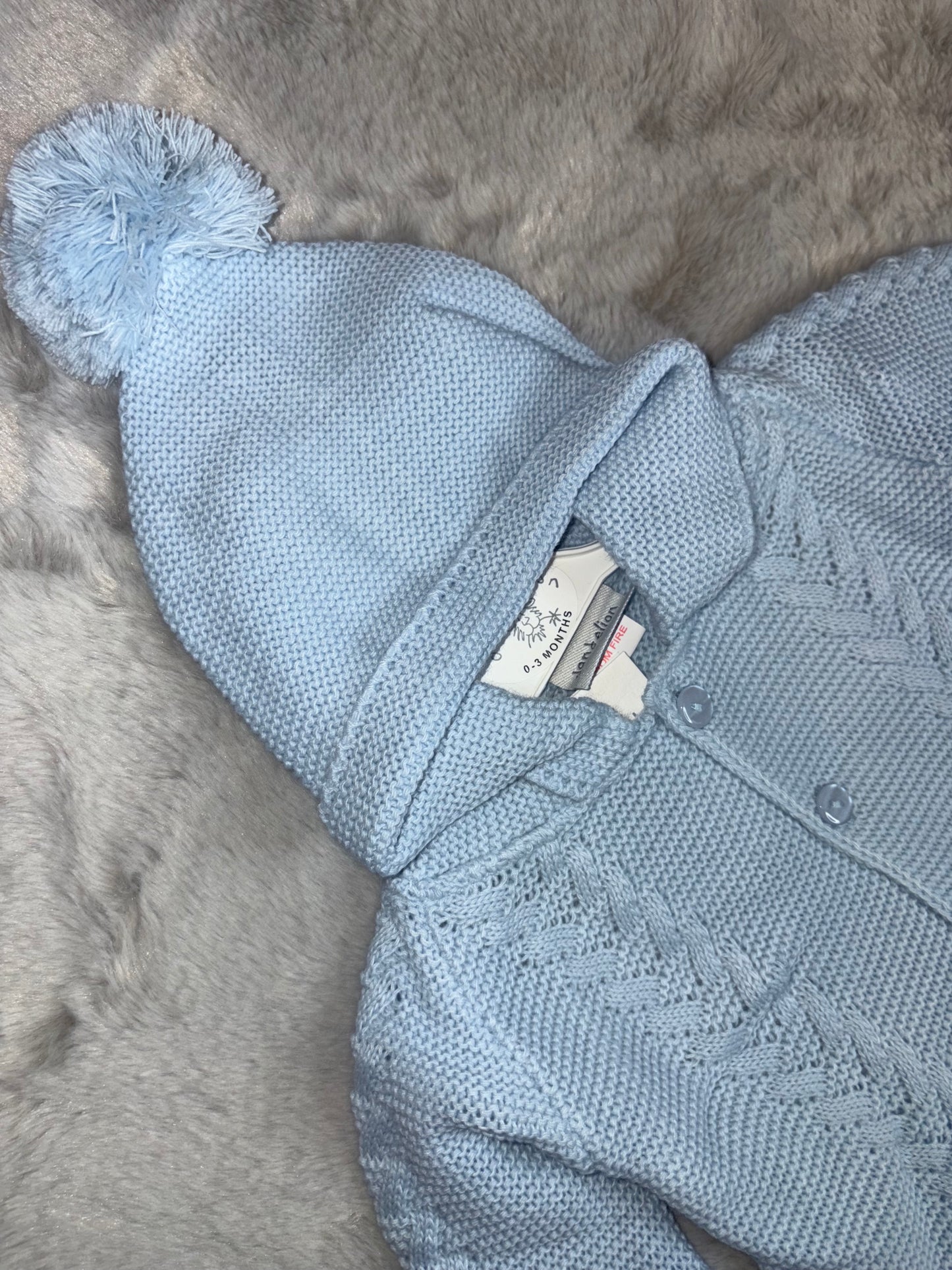 Dandelion Knitted Pramsuit