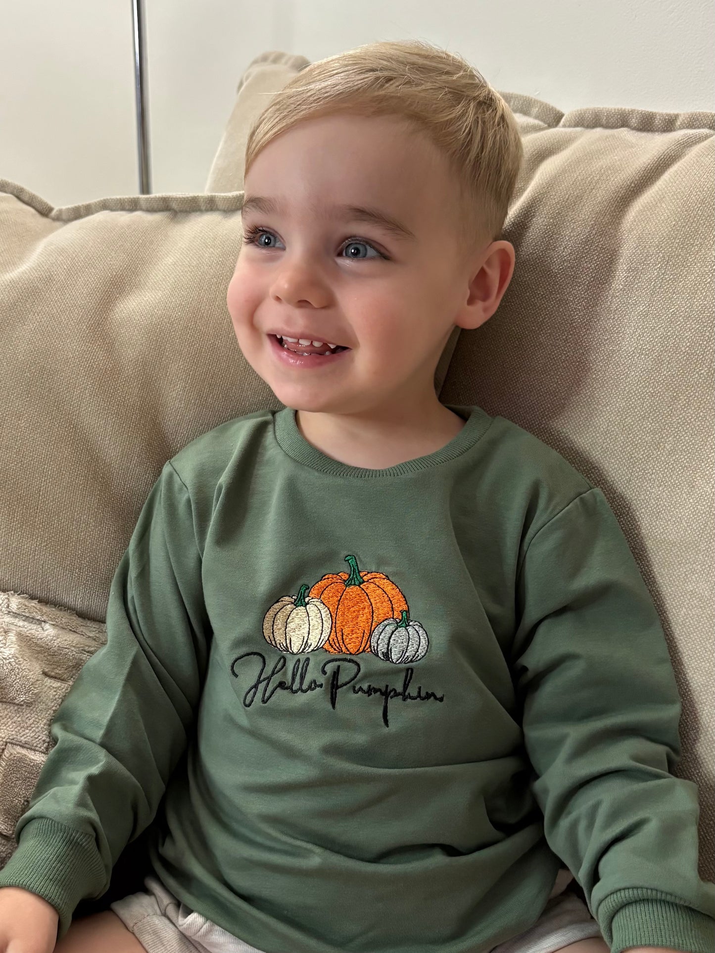 Hello Pumpkin Light Jumper