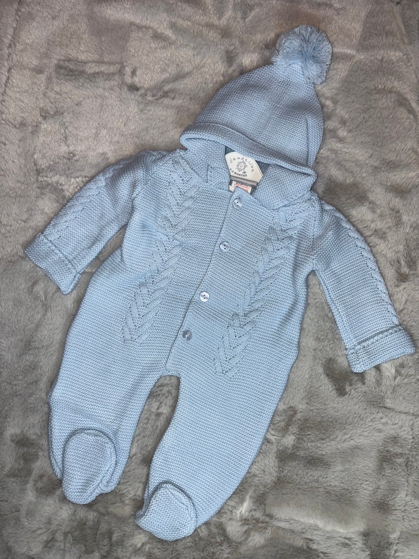 Dandelion Knitted Pramsuit