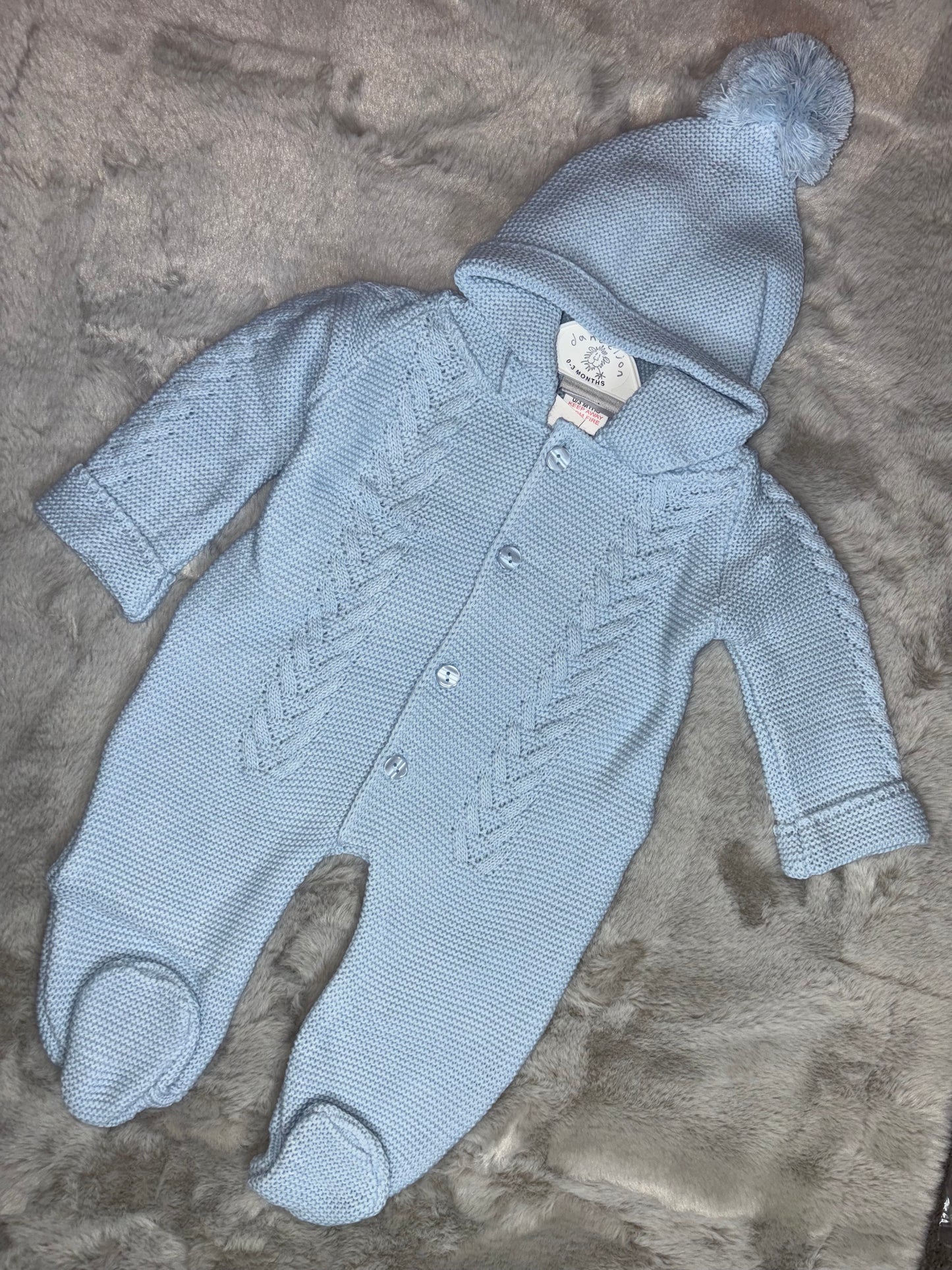 Dandelion Knitted Pramsuit