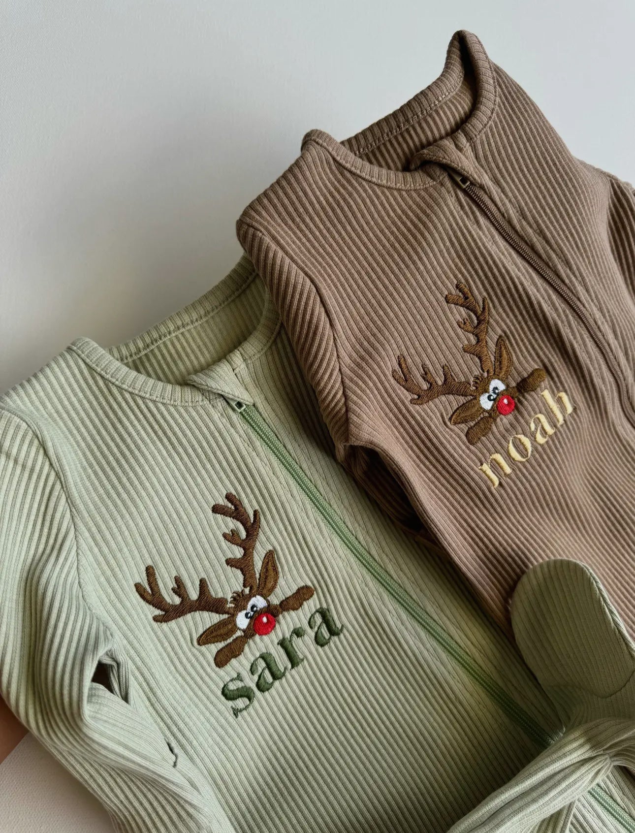 Christmas Reindeer Sleepsuit