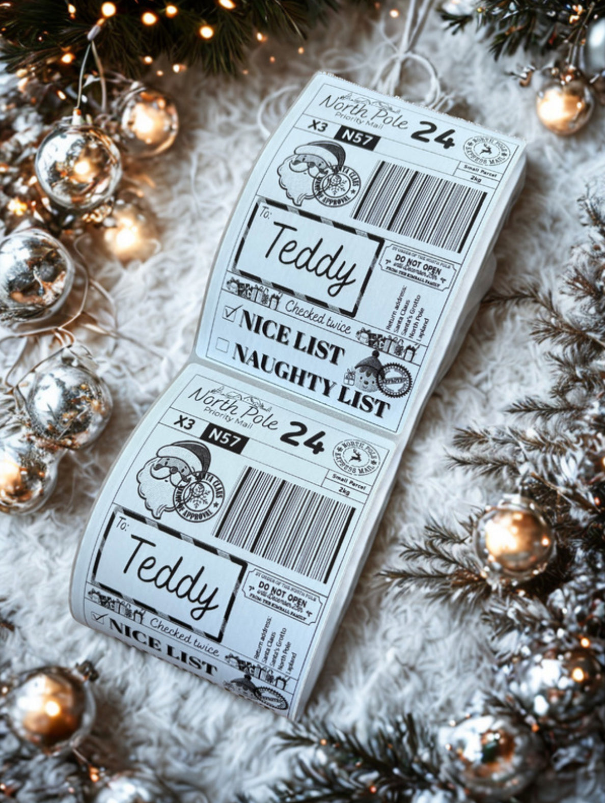 Santa’s Present Labels (Pack of 10)